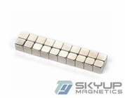 High Performance Cube Permanent Rare earth NdFeB Magnets  15x15x15mm coated with  Nickel for electronics