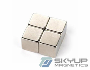 High Performance Cube Permanent Rare earth NdFeB Magnets  15x15x15mm coated with  Nickel for electronics