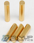 Cylinder  magnets Coated with Ni & Zn &Au *Uncoate  made by permanent rare earth Neo magnets produced by Skyup magnetics