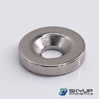 N52 Largest disc neodymium magnet with countersunk hole