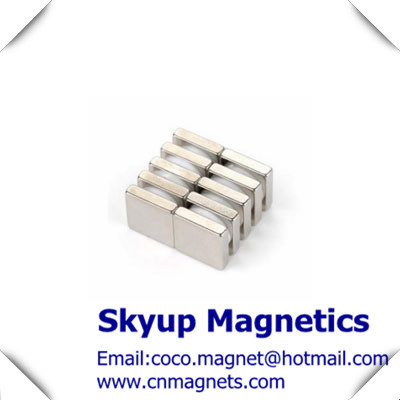 Block  rare earth NdFeB Magnets used in Electronics and small motors ,with ISO/TS certification