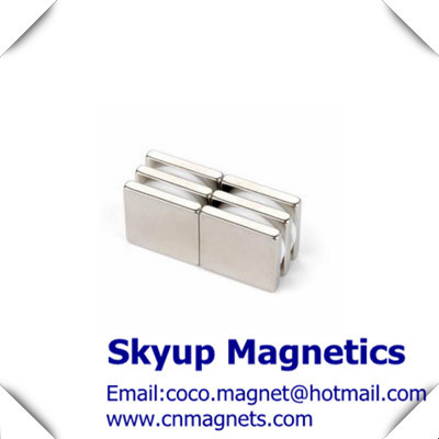 Block  rare earth NdFeB Magnets used in Electronics and small motors ,with ISO/TS certification