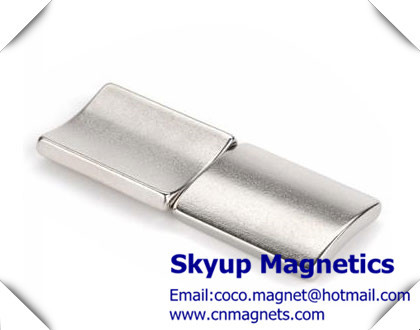 Arc motor magnets - rare earth NdFeB Magnets used in Electronics and small motors ,with ISO/TS certification