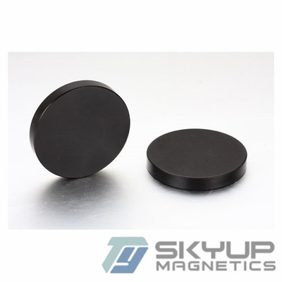 Disc NdFeB  magnets Coating with Black Epoxy used in automobile produced by Skyup magnetsics ,with ISO/TS certification