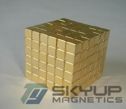 N35 strong Cube Permanent Rare earth NdFeB Magnets 10x10x10mm coated with Nickel for electronics