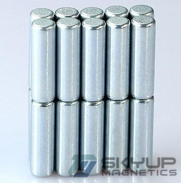Cylinder  magnets Coated with Ni & Zn &Au *Uncoate  made by permanent rare earth Neo magnets produced by Skyup magnetics