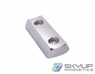 High Quality Segment motor magnets coat with Epoxy made by permanent rare earth Neo magnets produced by Skyup magnetics