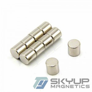 China Cylinder NdFeB  magnets with coating Nickel  used in louder speakers ,with ISO/TS certification fournisseur